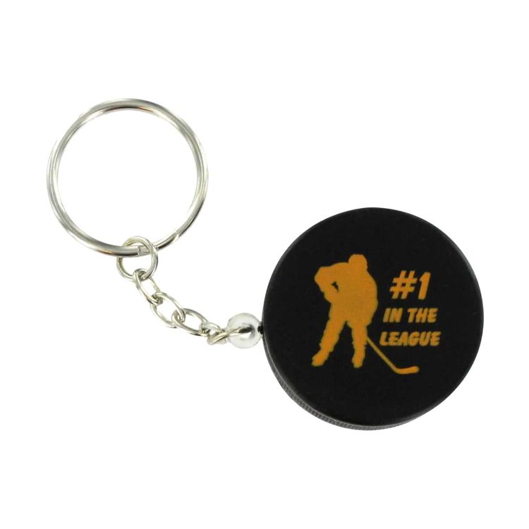 Picture of Keyring with Hockey Puck Stress Reliever