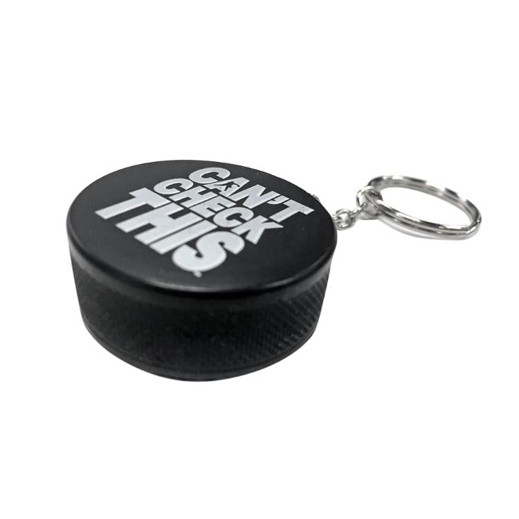 Picture of Keyring with Hockey Puck Stress Reliever