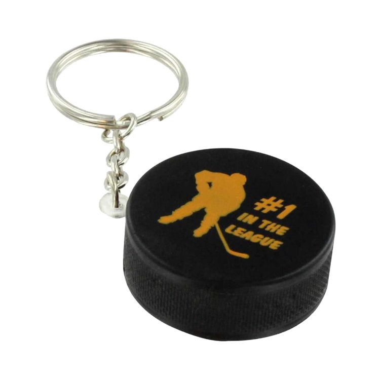 Picture of Keyring with Hockey Puck Stress Reliever