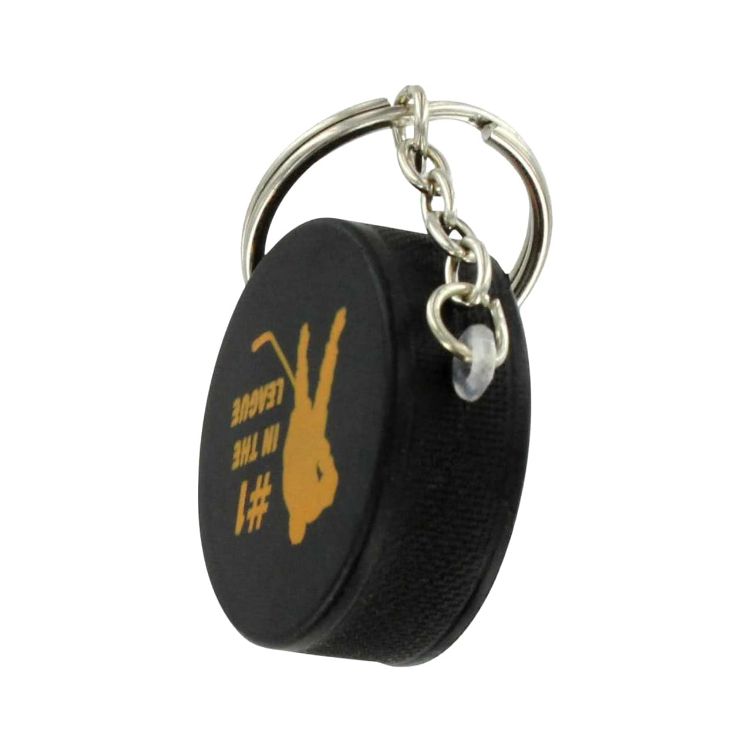 Picture of Keyring with Hockey Puck Stress Reliever