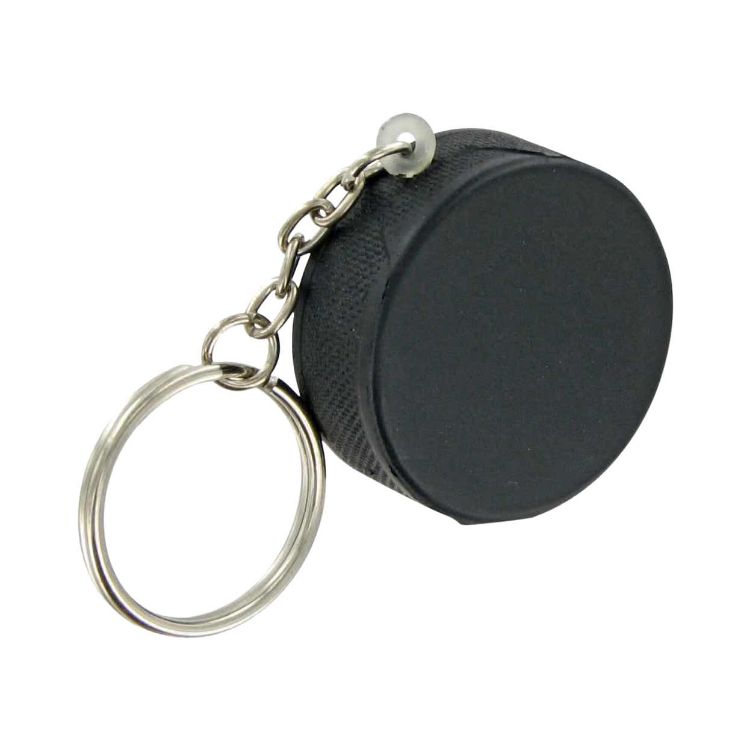 Picture of Keyring with Hockey Puck Stress Reliever