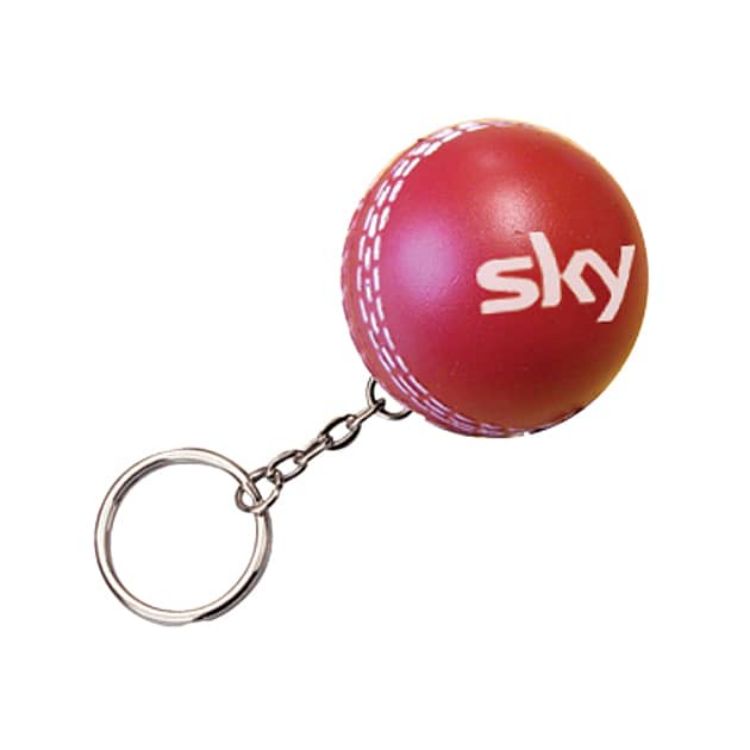 Picture of Keyring with Cricket Ball Stress Reliever