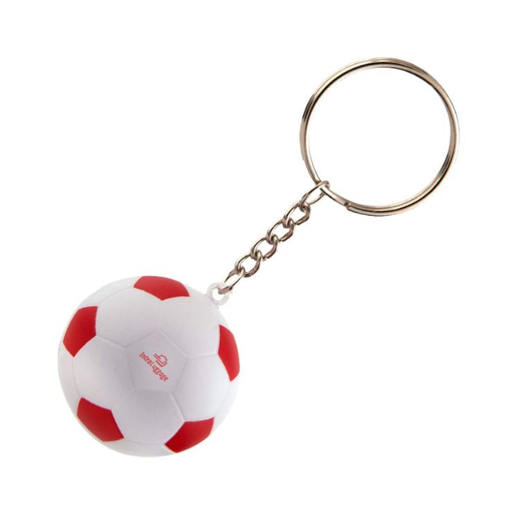 Picture of Keyring with Football Stress Relievers