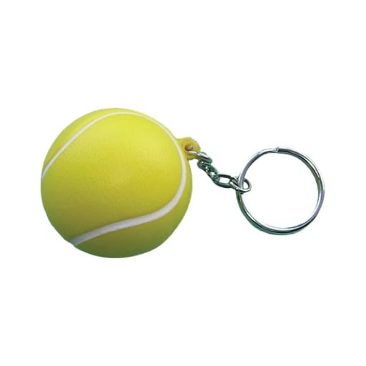 Picture of Keyring with Tennis Ball Stress Item