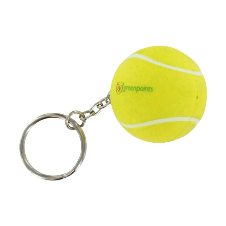 Picture of Keyring with Tennis Ball Stress Item