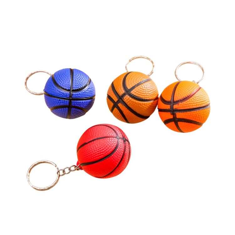 Picture of Keyring with Basketball Stress Item