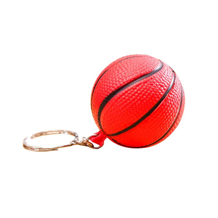 Picture of Keyring with Basketball Stress Item