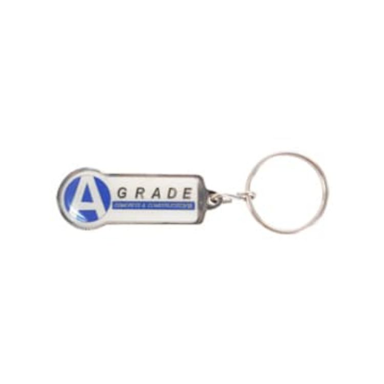 Picture of Custom Shaped Embossed Soft Enamel Keyring