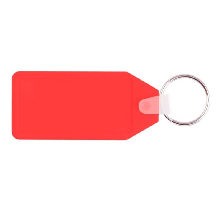 Picture of Long Hexagon Hard Plastic Keyring