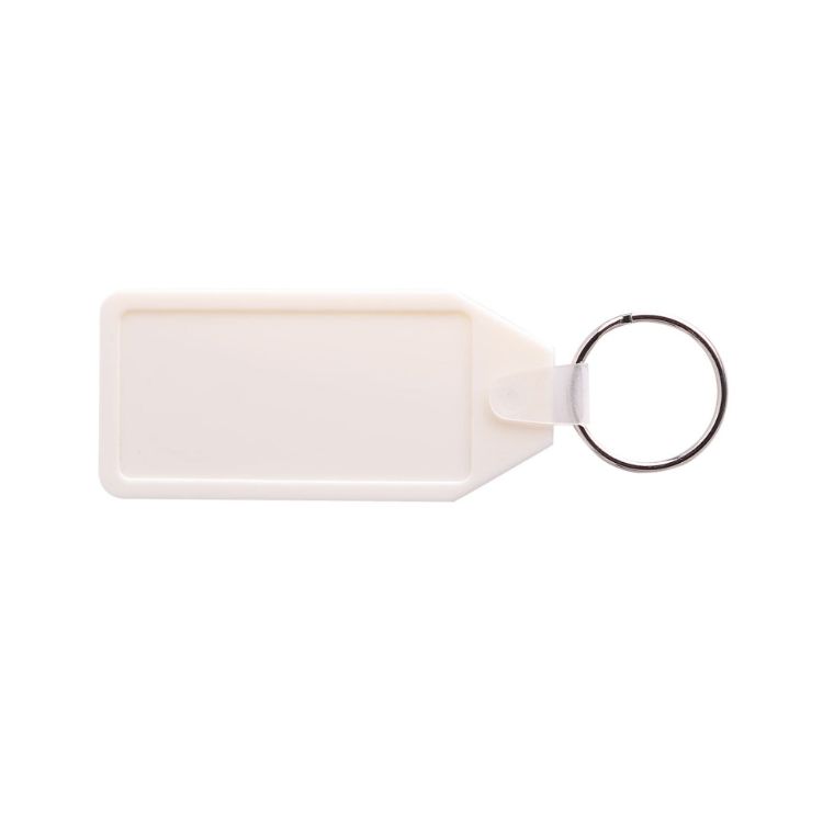 Picture of Long Hexagon Hard Plastic Keyring