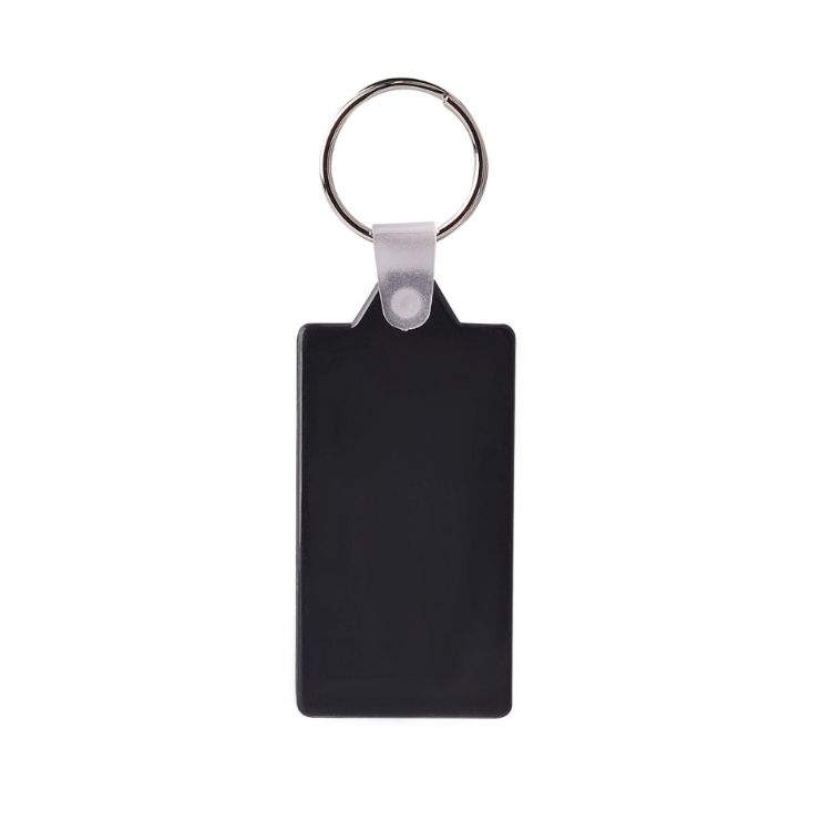 Picture of Rectangular Hard Plastic Keyring