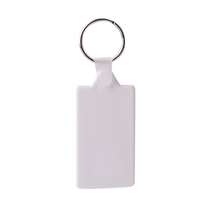 Picture of Rectangular Hard Plastic Keyring