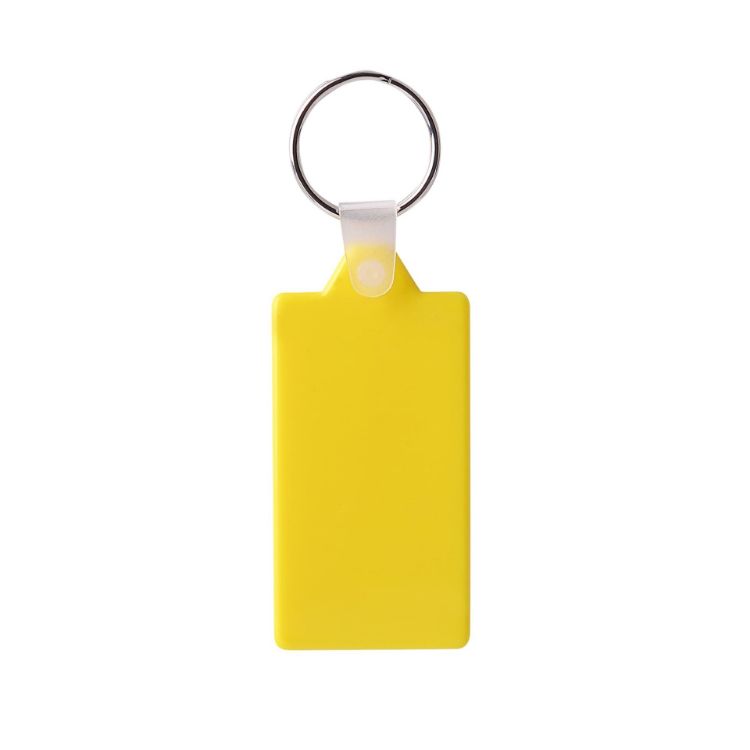 Picture of Rectangular Hard Plastic Keyring