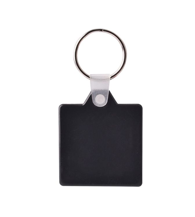 Picture of Square Hard Plastic Keyring