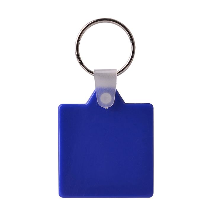 Picture of Square Hard Plastic Keyring