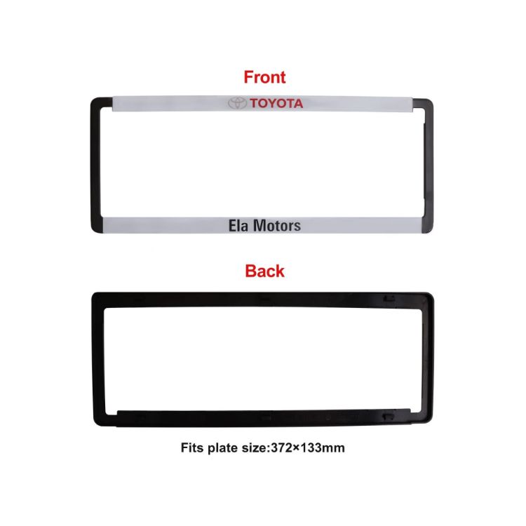 Picture of Plastic Licence Plate Frame