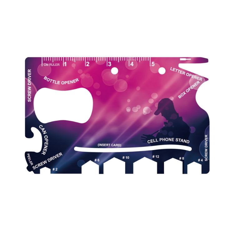 Picture of Full color print Card- sized Multi-tool