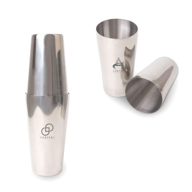 Picture of Stainless Steel Boston Cocktail Shaker(550ml+750ml)