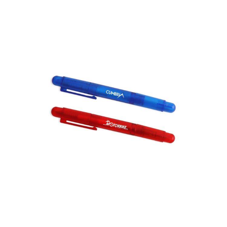 Picture of Pen with Screwdriver Red Blue