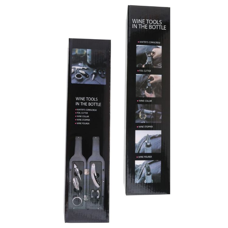 Picture of Bottle Shaped Wine Tools Set