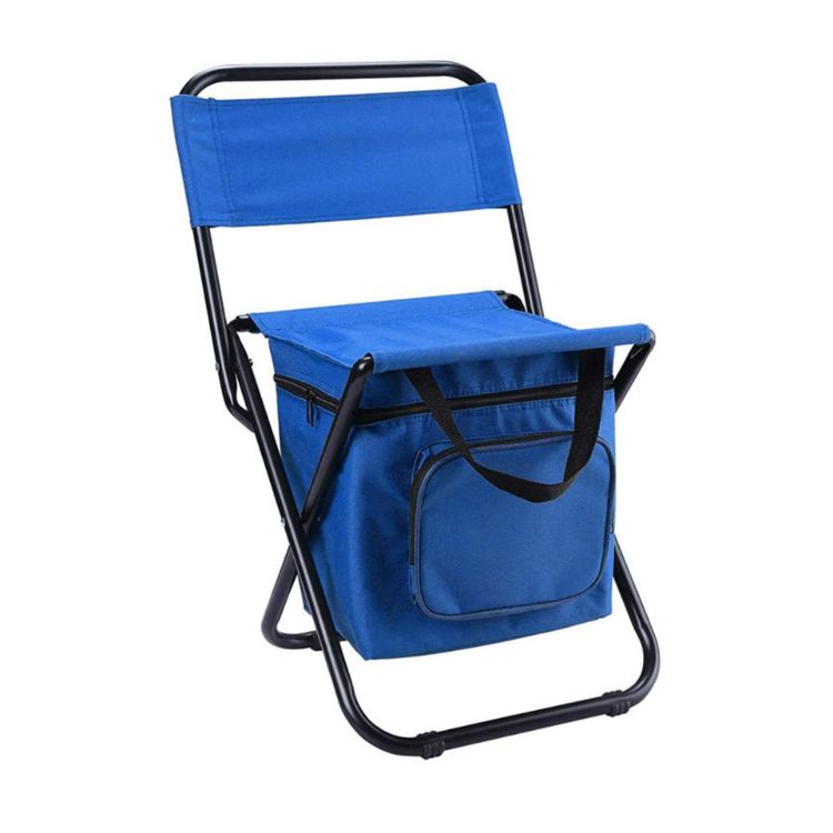 Picture of Adult Foldable Camping Chair with Cooler Bag