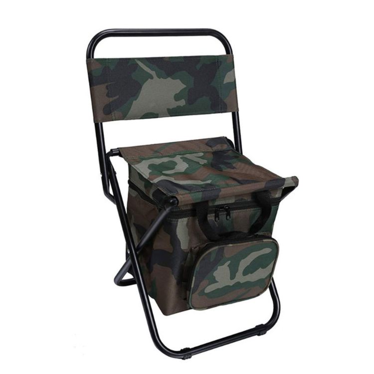 Picture of Adult Foldable Camping Chair with Cooler Bag