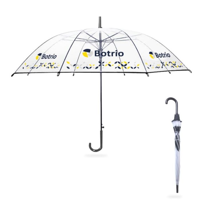 Picture of Transparent Eight-Panel Umbrella