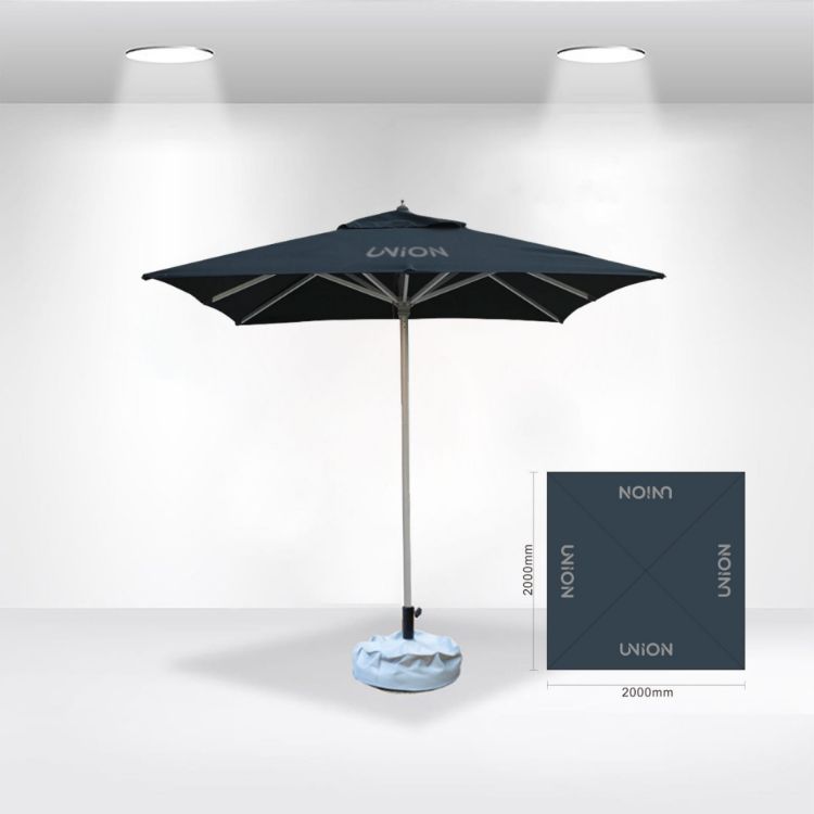 Picture of 2x2m Square Commercial Market Umbrella