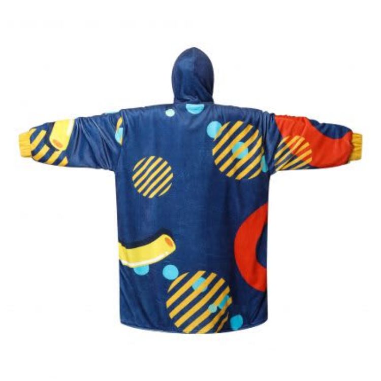 Picture of Unisex 100%Polyester Sublimated Wearable Blanket with Absorbent Lining