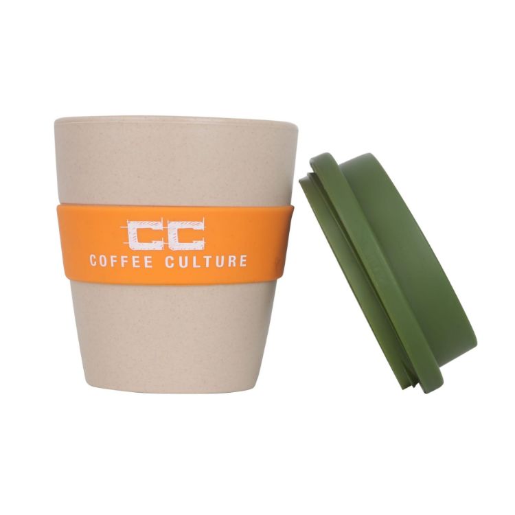 Picture of 250ml Natural rice husk fibre Coffee Cup