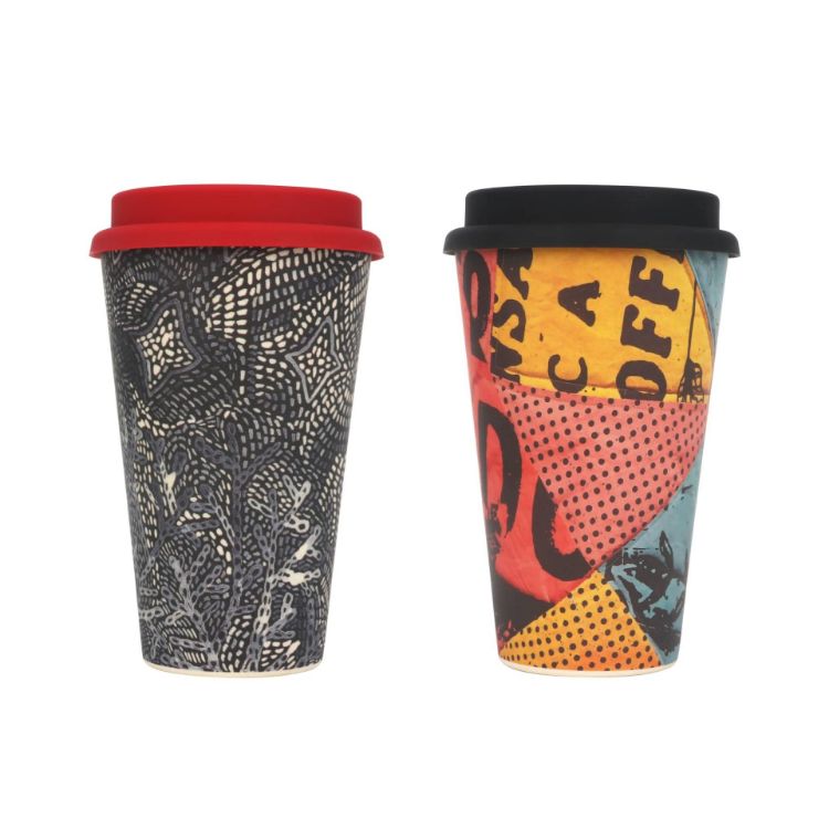 Picture of 400ml Reusable Bamboo Coffee Cup