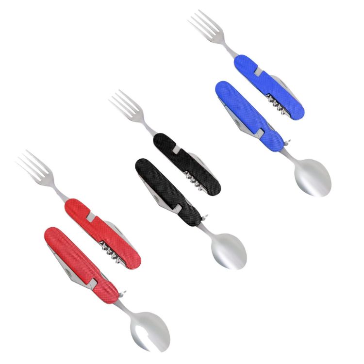Picture of Coloured Hardware Camping Cutlery Tool