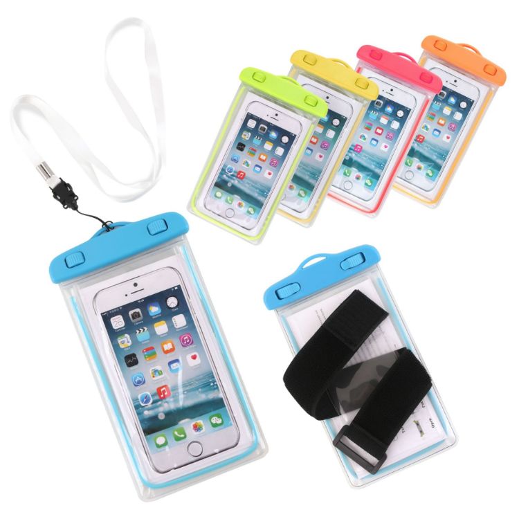 Picture of Universal Fluorescent Armband Cover Waterproof Phone Bag