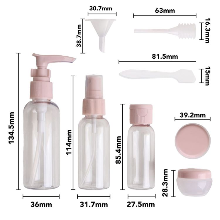 Picture of PET Cosmetic Travel Bottle Kit