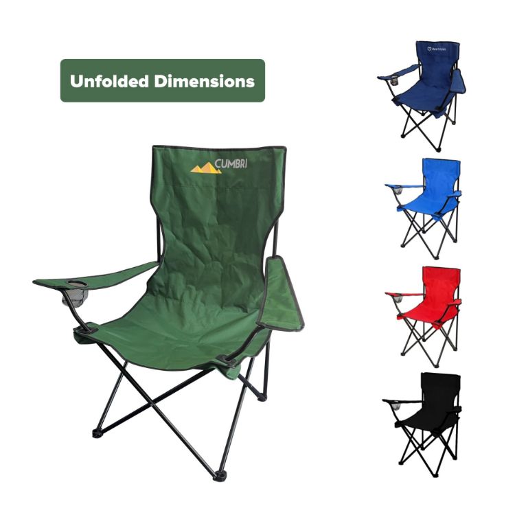 Picture of Large Foldable Portable Camping Chair
