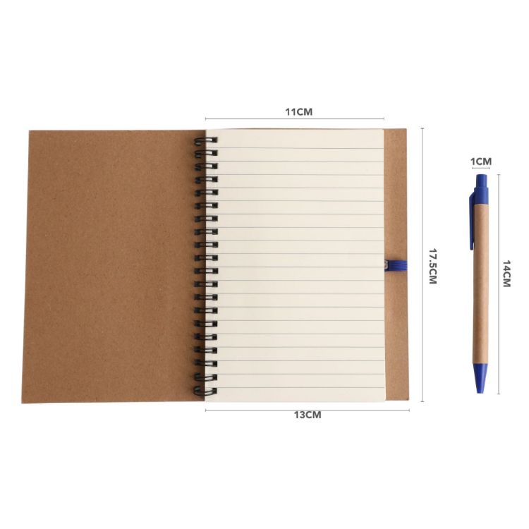 Picture of Kraft Notebook with Ballpoint Pen