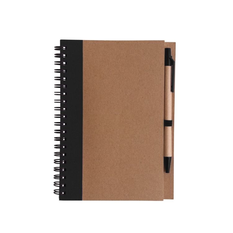 Picture of Kraft Notebook with Ballpoint Pen