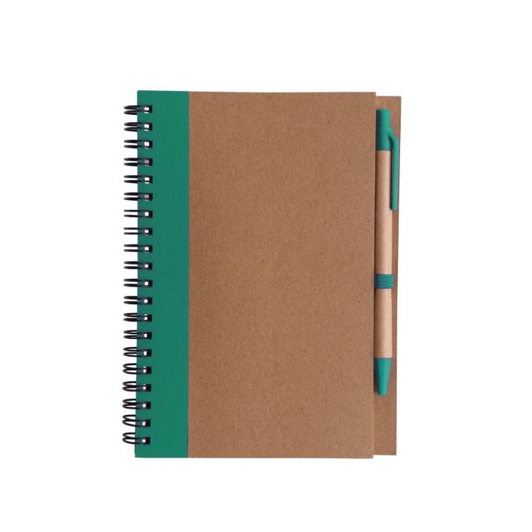 Picture of Kraft Notebook with Ballpoint Pen