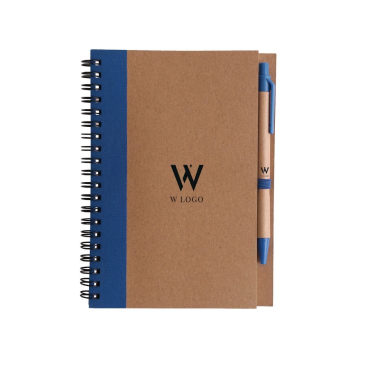 Picture of Kraft Notebook with Ballpoint Pen