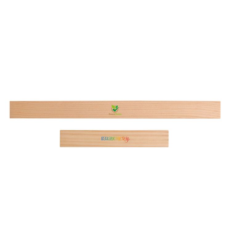 Picture of Dual Scale Wooden Ruler