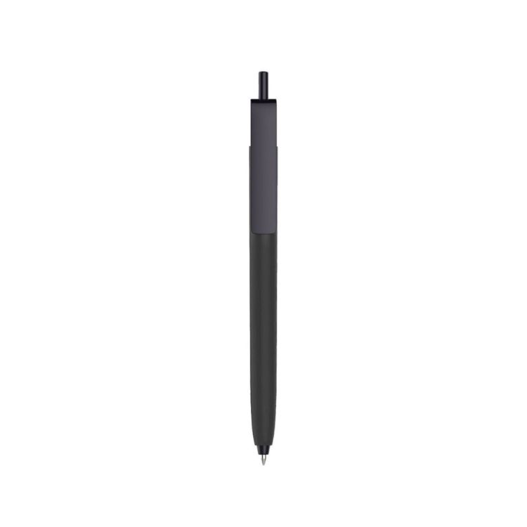 Picture of Push Button Pen - Colour Barrel with Black Cap