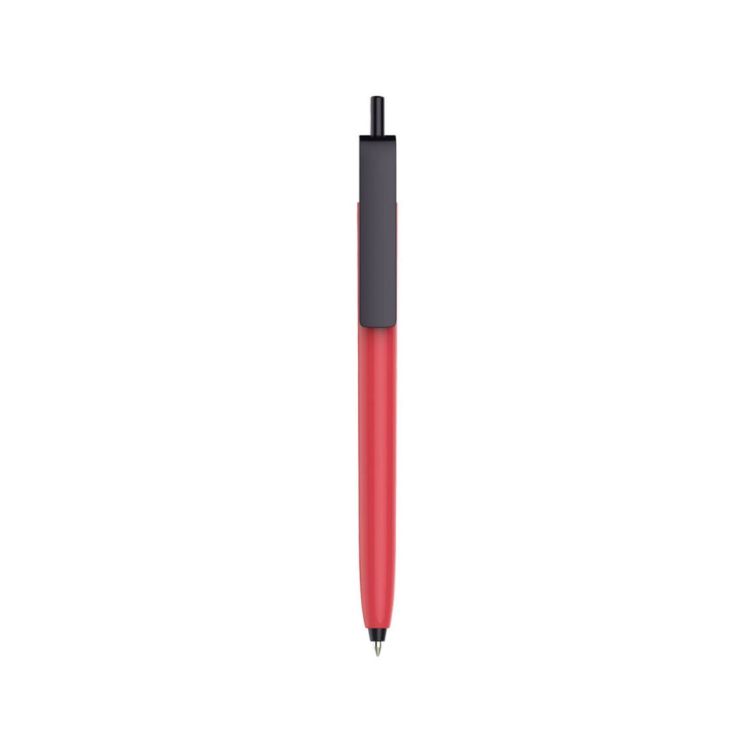 Picture of Push Button Pen - Colour Barrel with Black Cap