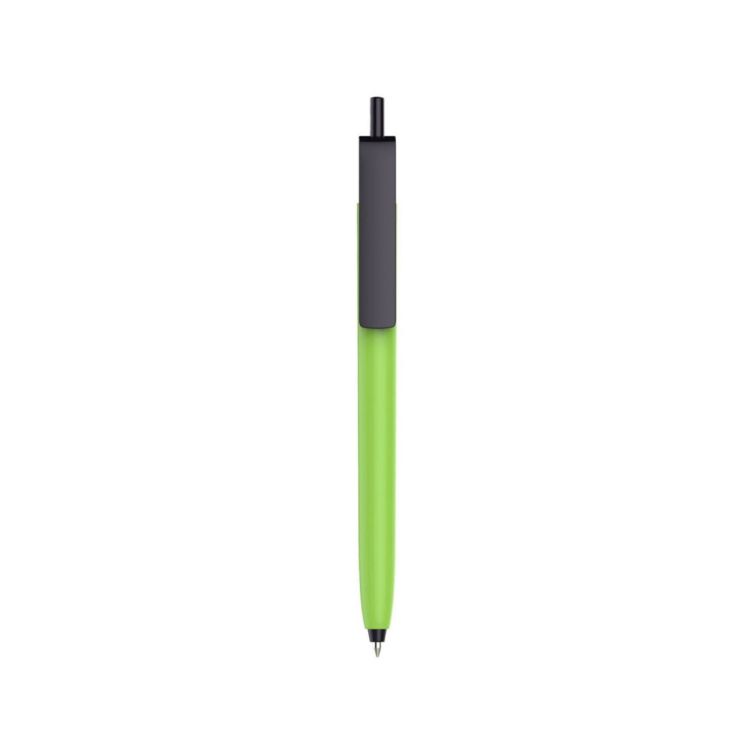 Picture of Push Button Pen - Colour Barrel with Black Cap