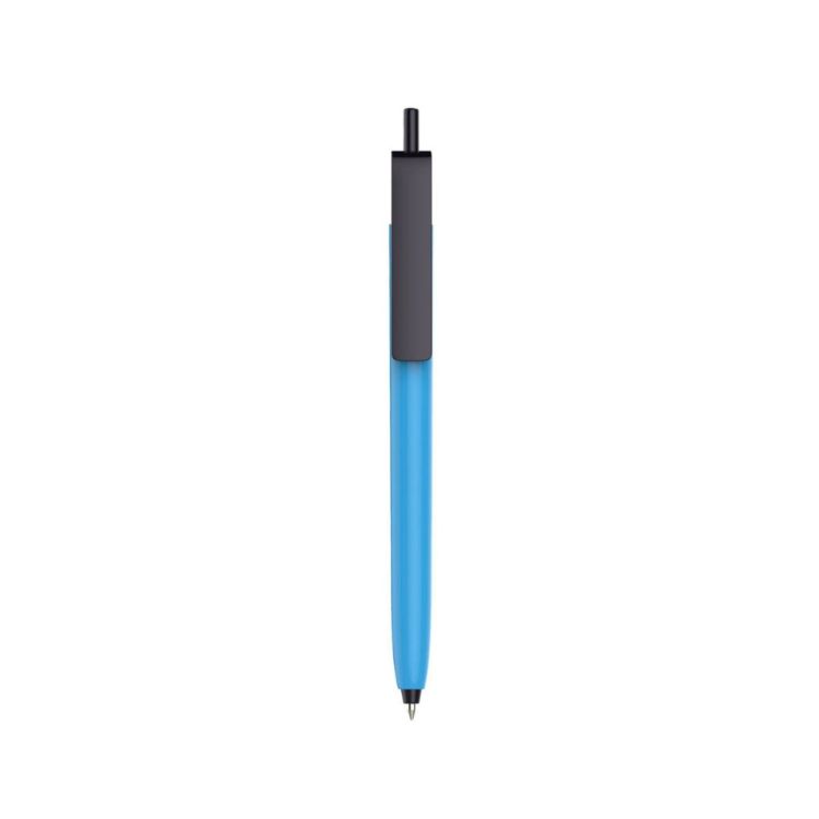 Picture of Push Button Pen - Colour Barrel with Black Cap