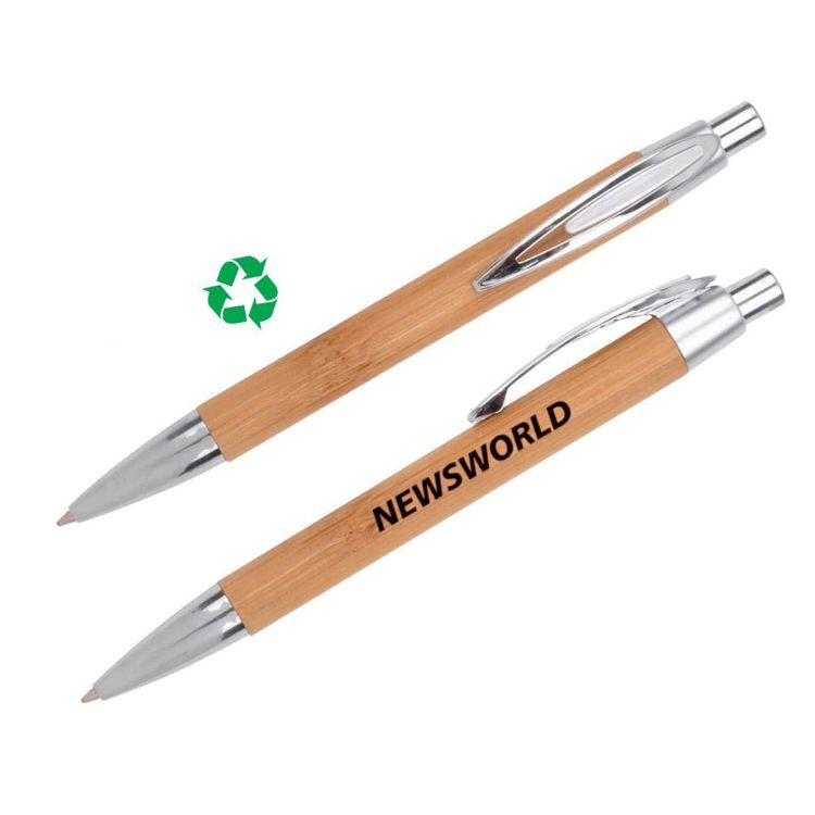 Picture of Eco Bamboo Click Pen