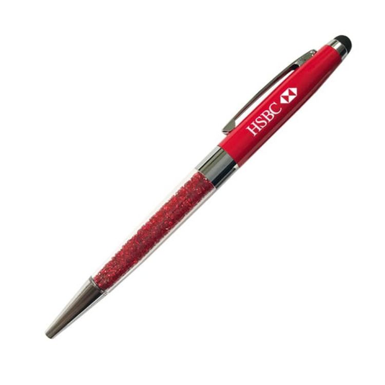 Picture of 2 in 1 Crystal Stylus Pen