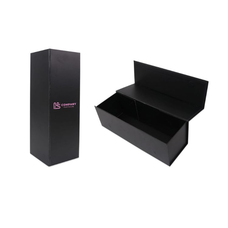 Picture of Single Bottle Foldable Magnetic Wine Box