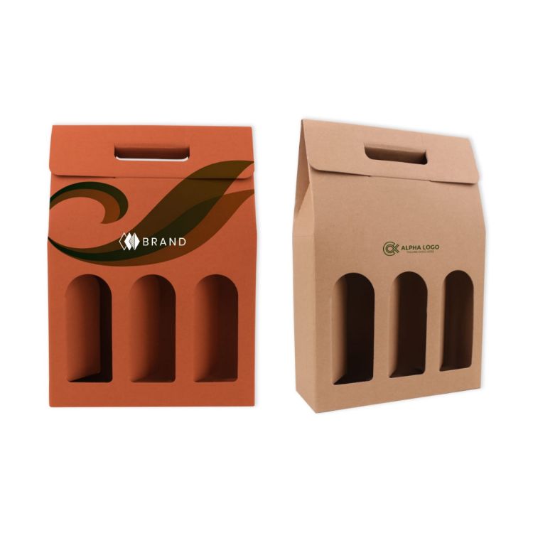 Picture of Triple Bottle Portable Wine Box