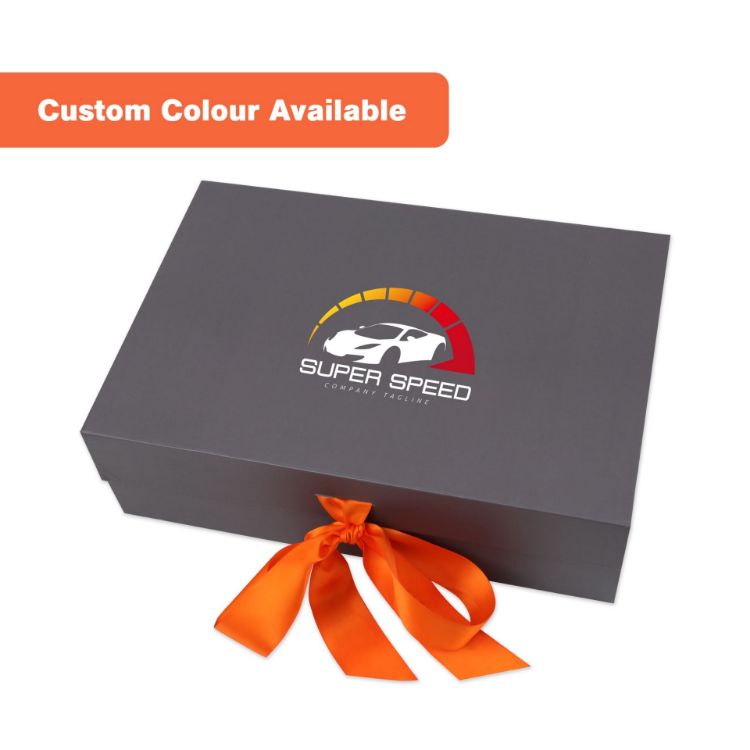 Picture of Small Foldable Magnetic Box with Ribbon