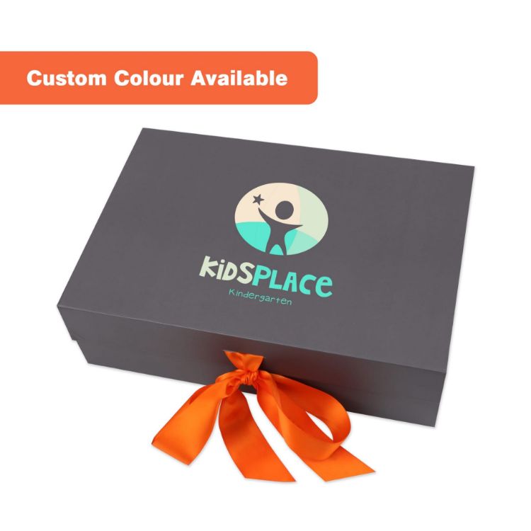 Picture of Large Foldable Magnetic Box with Ribbon